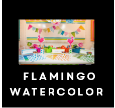 "Flamingo Watercolor" Full UPRINT Bundle | Printable Classroom Decor | Teacher Classroom Decor | Schoolgirl Style
