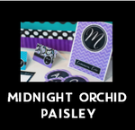 "Midnight Orchid Paisley" Full Bundle Printable Classroom Decor by UPRINT