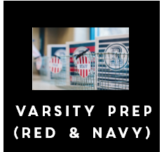 Preppy Nautical Hot Pink and Navy Blue Monogram Letters {UPRINT} –  Schoolgirl Style