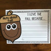 Nuts about Fall! Writing Craftivity | Printable Classroom Resource | Keeping up with the Kinders