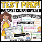 Test Prep Analyze Plan and Write ELA Reading by Joey Udovich