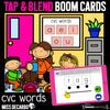 Tap and Blend CVC Phonics Boom Cards | Printable Classroom Resource | Miss DeCarbo
