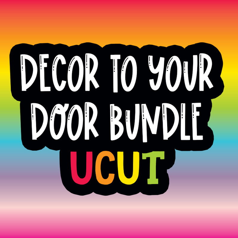 Pops of Rainbow Rays | UCUT DECOR TO YOUR DOOR | Classroom Theme Decor Bundle | Retro Rainbow Classroom Decor | Teacher Classroom Decor | Schoolgirl Style
