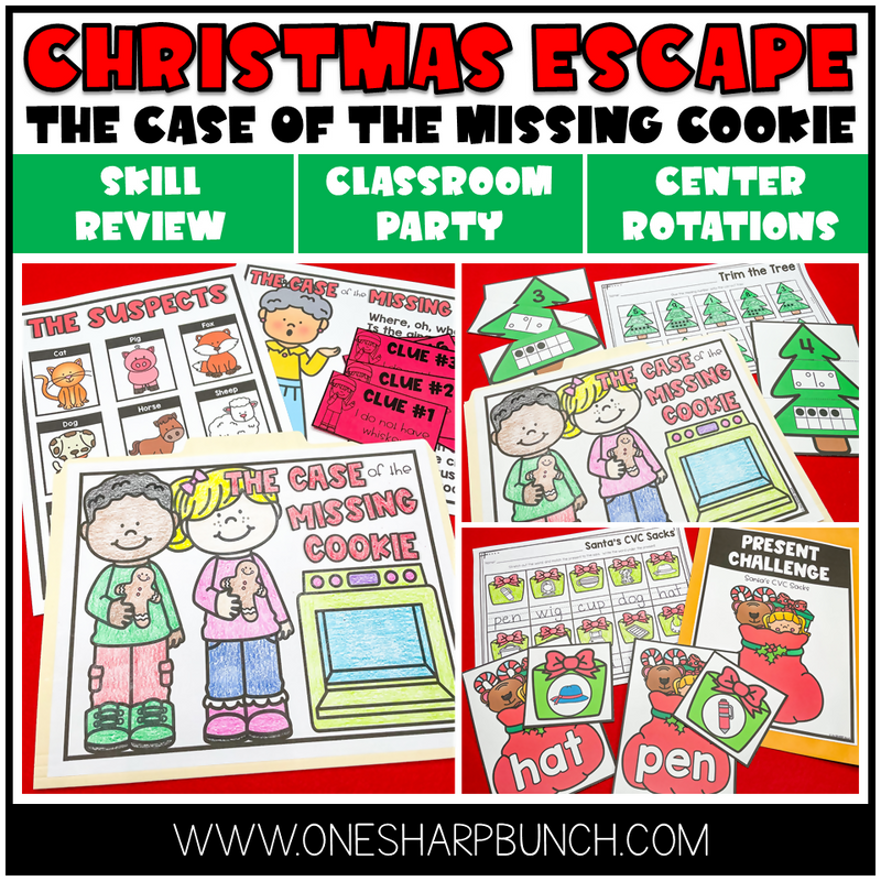 Christmas Escape The Case of the Missing Cookie by One Sharp Bunch