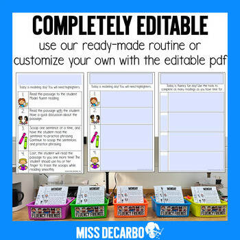 Fluency Friends Rereading Routine | Printable Classroom Resource | Miss DeCarbo