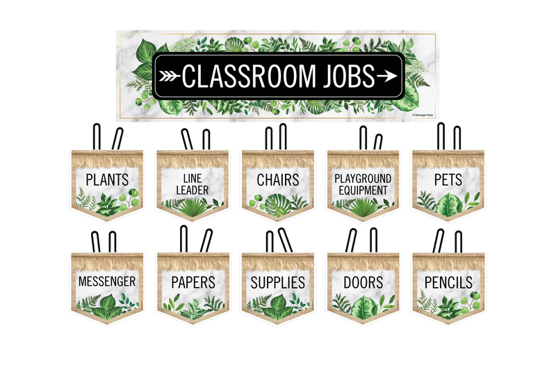Boho Classroom Jobs Mini Bulletin Board Set Simply Boho By Schoolgirl Style