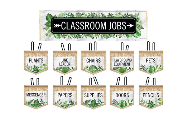 Classroom Jobs | Classroom Mini Bulletin Board Set | Simply Boho | Sch ...