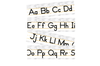 Boho Alphabet Mini Bulletin Board Set By CDE