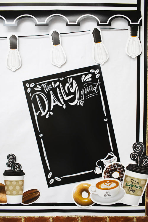 'The Daily Grind' Poster | Industrial Cafe | Schoolgirl Style | UPRINT