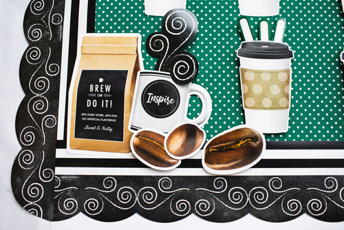 Inspirational Coffee Mugs Cut-Outs | Industrial Cafe | Schoolgirl Style | UPRINT