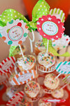 Carnival Scalloped Tags