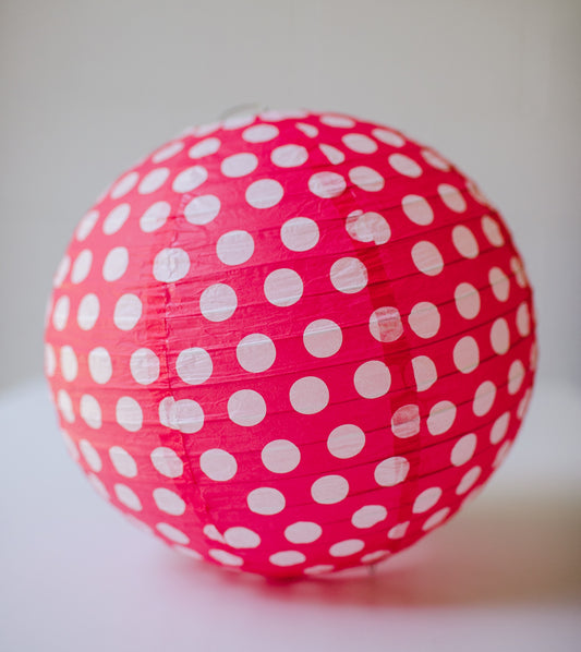 Schoolgirl Style - Girls Just Want to Have Fun Polka Dot Lantern