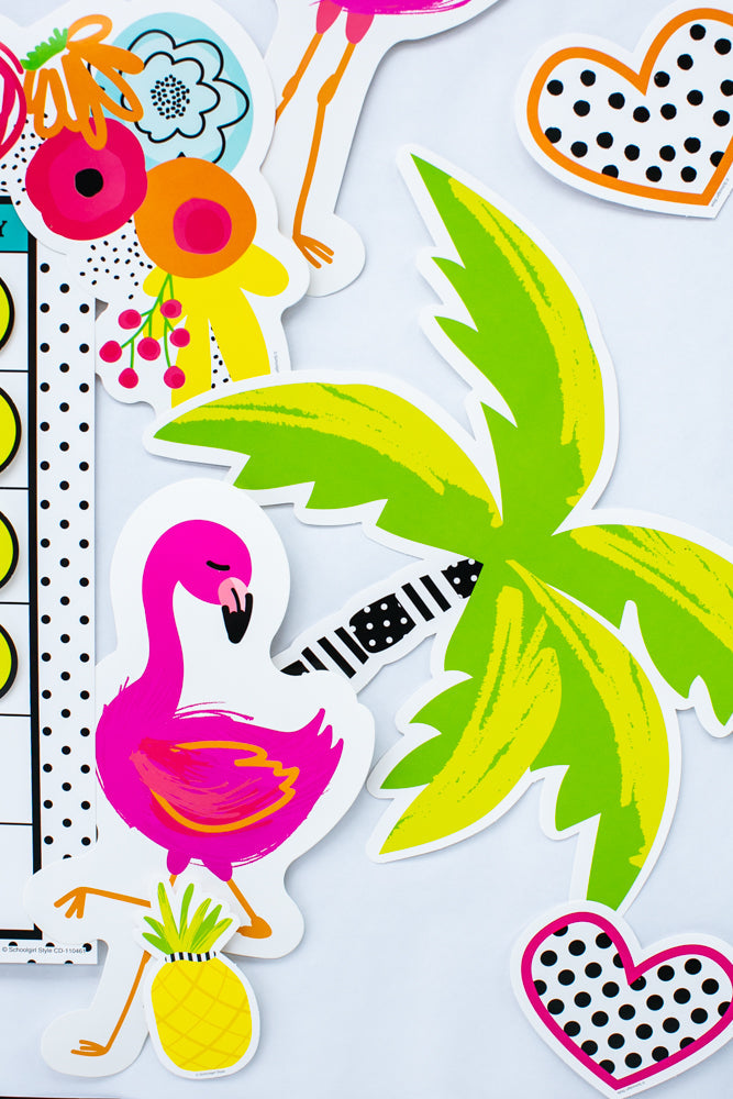 Flamingo Cut-Outs | Simply Stylish Tropical | UPRINT | Schoolgirl Style