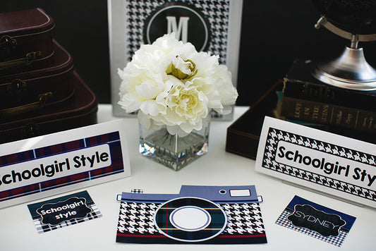 Camera Cut Outs | World Traveler | UPRINT | Schoolgirl Style