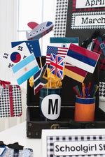 Mini Country Flag Cut Outs | World Traveler | UPRINT | Schoolgirl Style