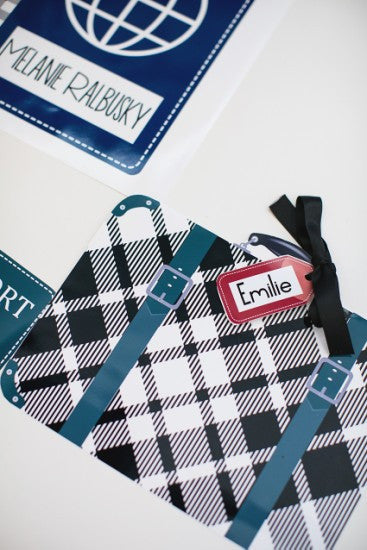 Luggage Stickers World Traveler by UPRINT