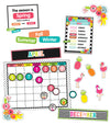 Schoolgirl Style - Simply Stylish Tropical Pineapple Calendar Bulletin Board Set