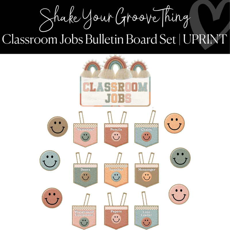 Printable Classroom Job Bulletin Board Set Shake Your Groove Thing by UPRINT