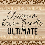 Simply Safari | Ultimate Classroom Theme Decor Bundle | Neutral Classroom Decor | Teacher Classroom Decor | Schoolgirl Style