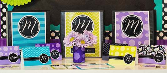 Binder Covers Midnight Orchid Paisley by UPRINT