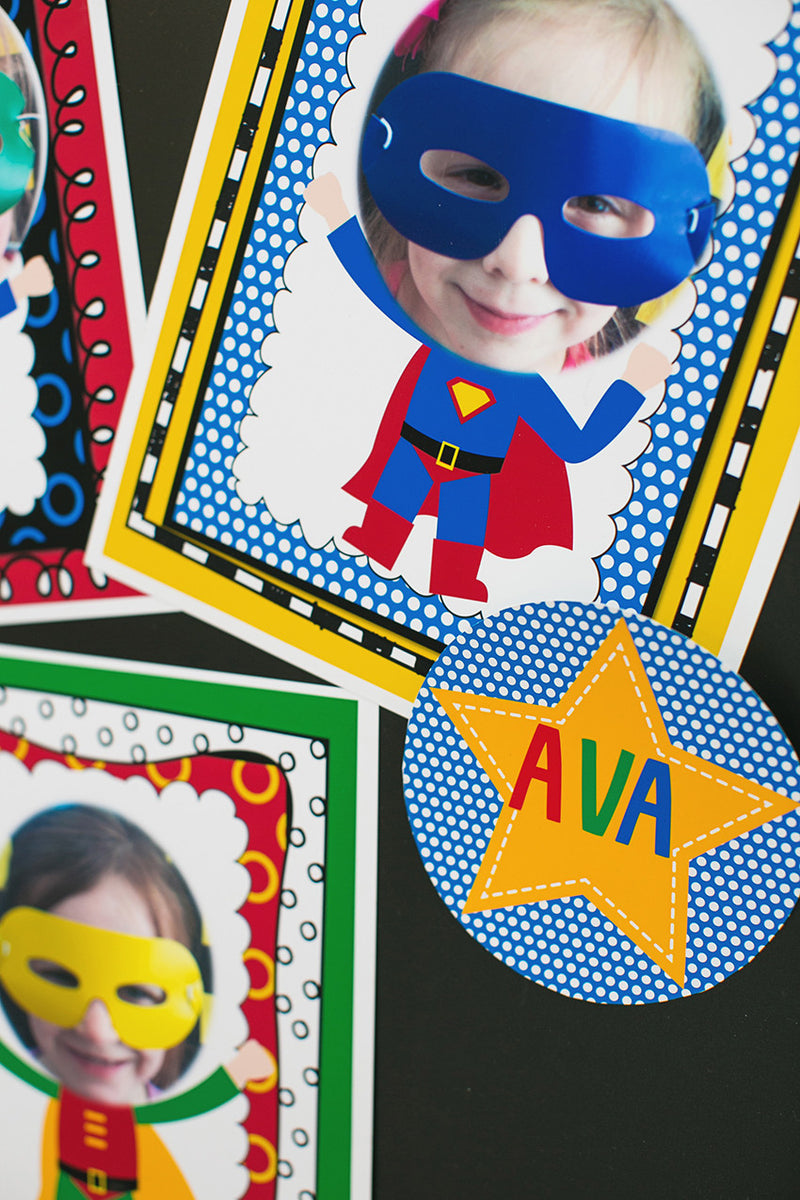 Mini Posters| Superheroes | UPRINT | Schoolgirl Style