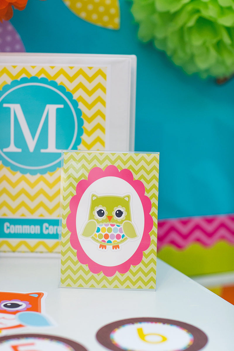 Bright Owls Classroom Prints | Bright Owls | UPRINT | Schoolgirl Style