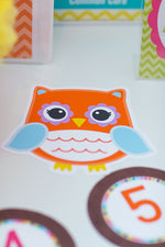 Bright Large Number Signs | Bright Owls | UPRINT | Schoolgirl Style