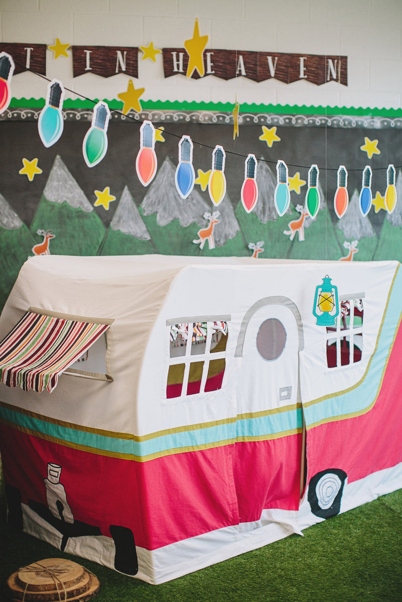 "Happy Camper" | Full UPRINT Bundle | Printable Classroom Decor | Teacher Classroom Decor | Schoolgirl Style