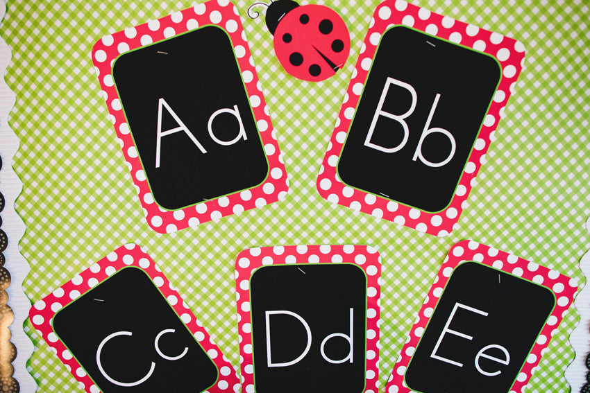 Lovely Ladybugs Print Alphabet Letters {UPRINT} – Schoolgirl Style