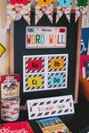 Word Wall Labels | Road Trip | UPRINT | Schoolgirl Style