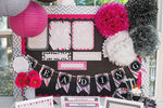 "Hot Pink & Black" | Full UPRINT Bundle | Printable Classroom Decor | Teacher Classroom Decor | Schoolgirl Style