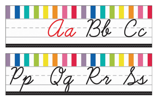 Alphabet Line Cursive Just Teach by UPRINT