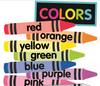 Neon Color Crayon Cut Out Just Teach by UPRINT