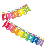 Schoolgirl Style - Just Teach Happy Birthday Pennant Banner {U PRINT}