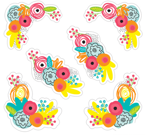 Simply Stylish Tropical Floral Cut-Outs by UPRINT
