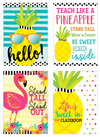 Simply Stylish Tropical Poster Set by UPRINT