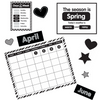 Black and White Calendar Just Teach by UPRINT