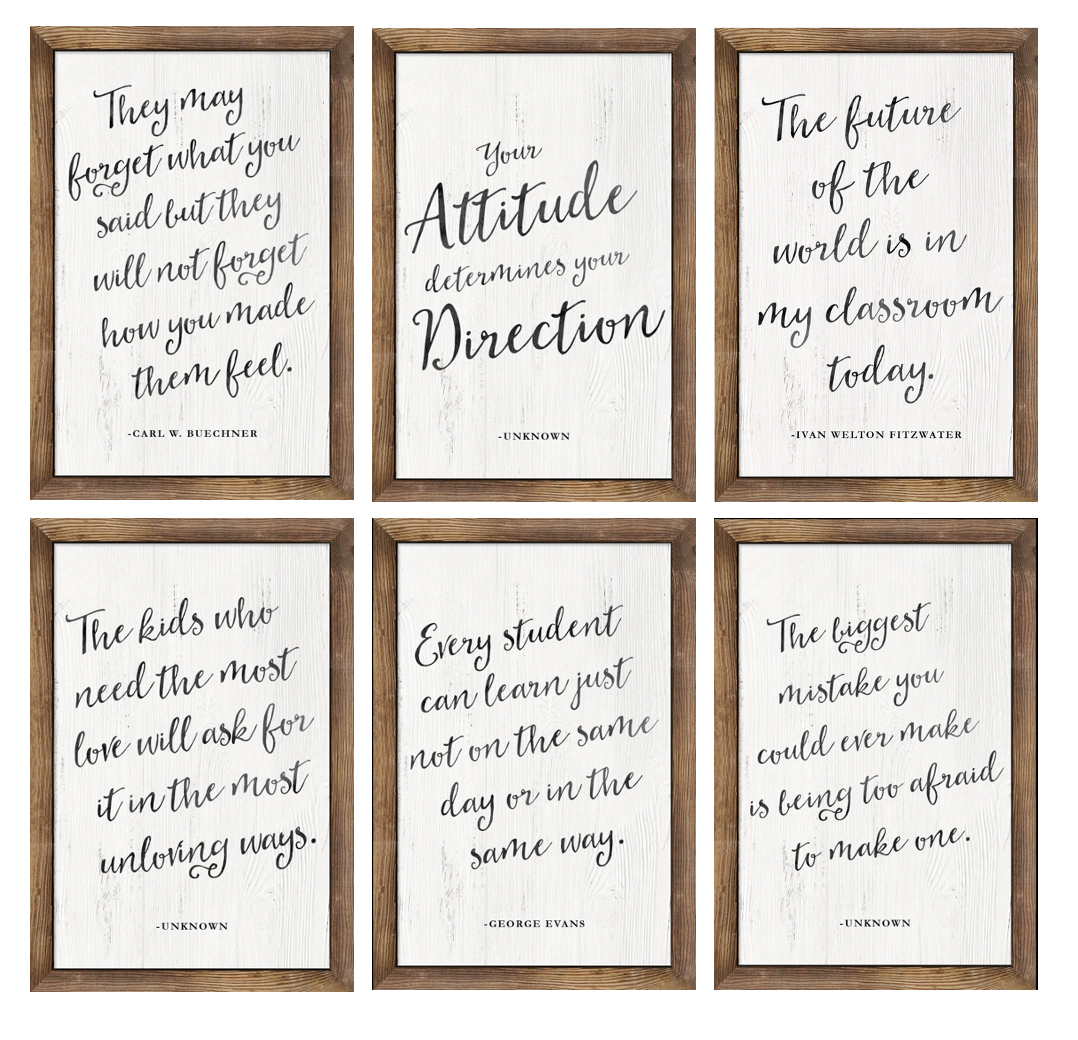 Inspirational Posters|UPRINT – Schoolgirl Style