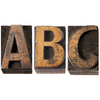 Bulletin Board Letters 7 IN Industrial Chic by UPRINT