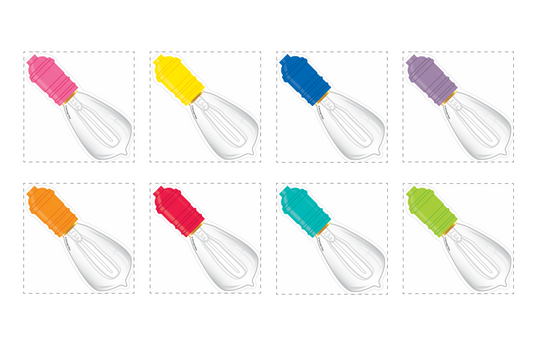 Vintage Lightbulb Cut-Outs | Bright and Brew-tiful Rainbow | UPRINT | Schoolgirl Style