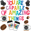 "You are Capable of Amazing Things" Bulletin Board Set Bright and Brewtiful by UPRINT
