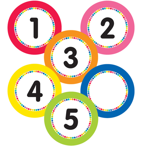 Just Teach Magnetic Number Cutouts by CDE