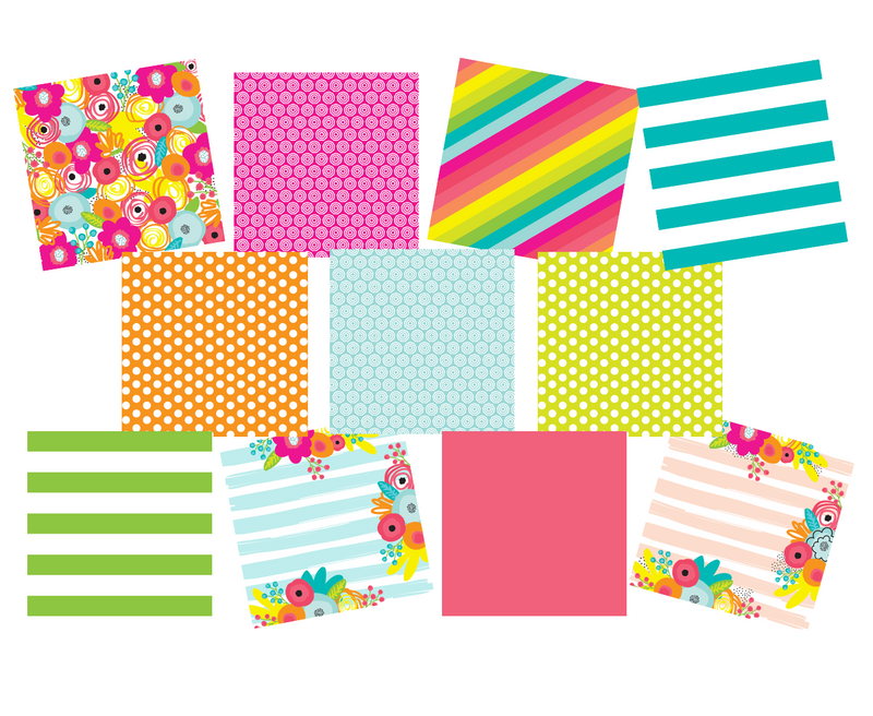 Coordinating Papers Simply Stylish Tropical by UPRINT