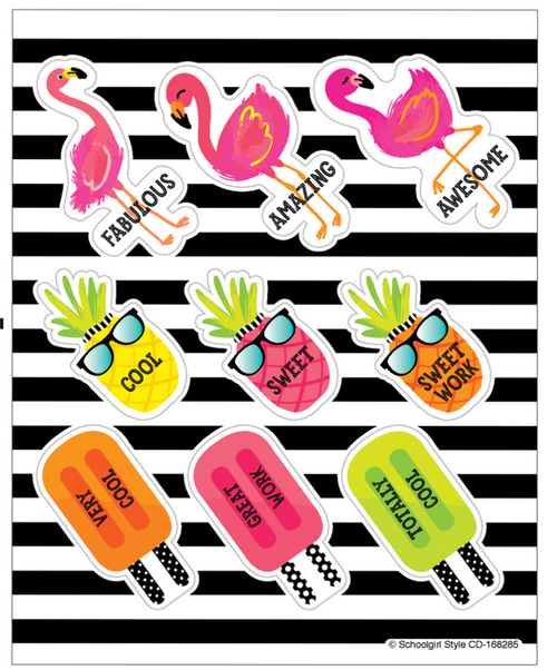 Simply Stylish Tropical Motivators Motivational Stickers by CDE