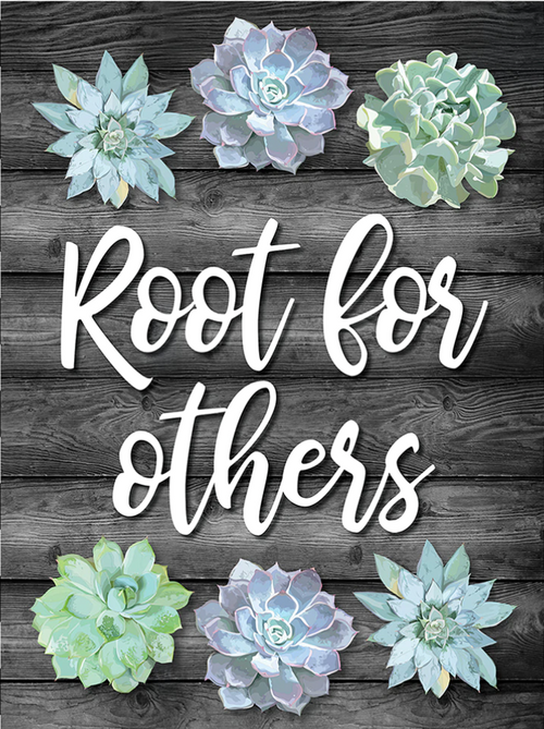Simply Stylish Root for Others Poster by UPRINT