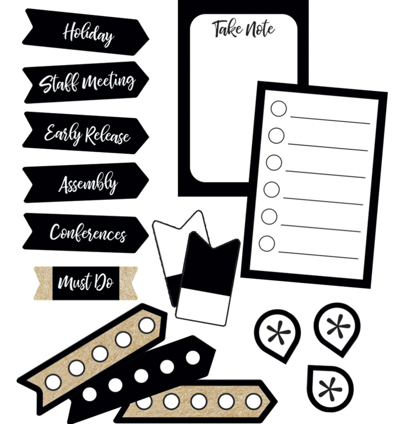 Simply Stylish Planner and Organizer Accents Sticker Pack by CDE