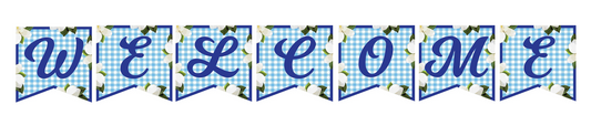 Welcome Banner Southern Charm by UPRINT