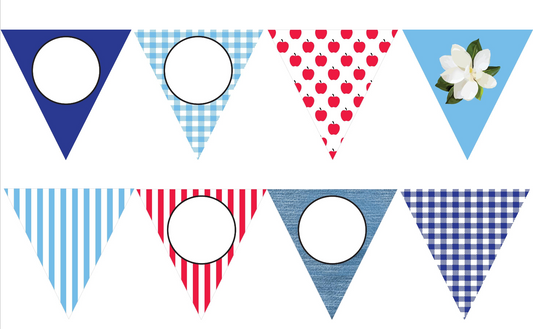 Pennant Banner | Southern Charm | UPRINT | Schoolgirl Style