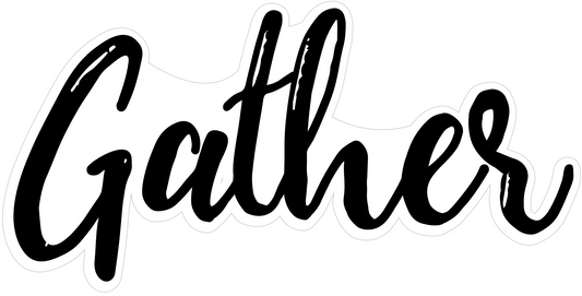 Gather Cut Out by UPRINT