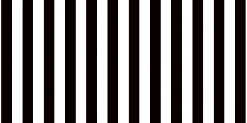 Schoolgirl Style - Simply Stylish Tropical Stripe Black & White 48X12 Primer Bulletin Board Paper  